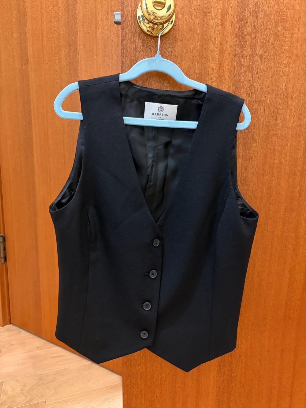 Aritzia Black Babaton Vest